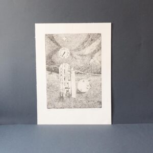 Il Mio Tempo" - Acquaforte ispirata all'Orologio di Sant'Eligio, Napoli, di Pasquale Scognamiglio